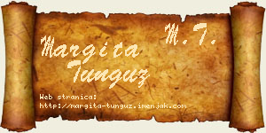Margita Tunguz vizit kartica